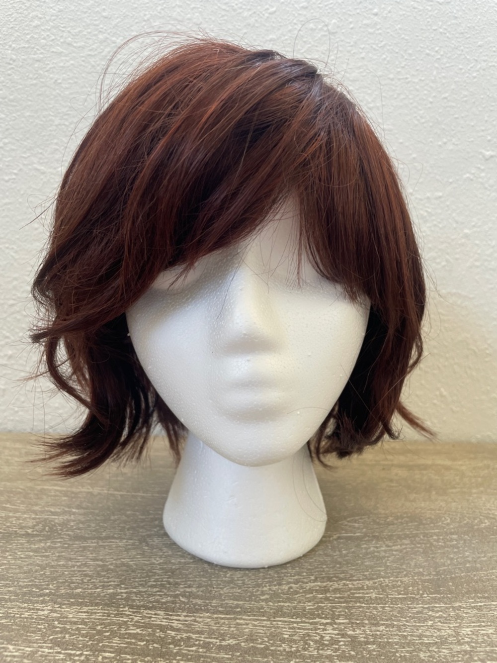 Short Layered Women's Wig in Rich Auburn - Style Trisha